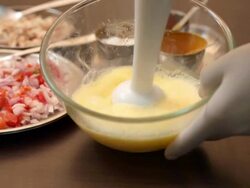 Omelette Stock Footage