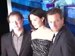 Simon Beaufoy Emily Blunt and Ewan McGregor at Salmon Fishing In The Yemen Los Angeles Premiere on 3/5/2012 in Los Angeles, CA. (Footage by WireImage Video/Getty Images Entertainment Video) Stock Footage