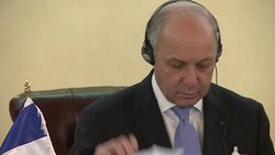 CLEAN : Fabius: We fight those who finance terrorism News Clip