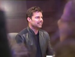 Ricky Martin at the Ricky Martin Signs Copies Of His New Book 'Me' at Los Angeles CA. (Footage by WireImage Video/GettyImages) Stock Footage