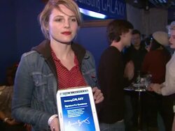 Amy Seimetz at the Verge Launch Party in Park City, UT. 01/19/13. (Footage by WireImage Video/Getty Images Entertainment Video) Stock Footage