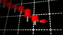 steady decline in stock price - loopable HD Stock Footage