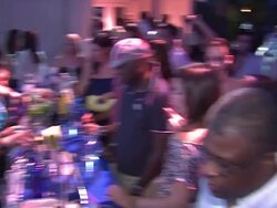 ATMOSPHERE: party at the Official Kickoff Party - MBFW Miami Swim 2012 Stock Footage