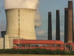 PAL: Big power plant Stock Footage