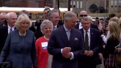 Prince Charles and Camilla Arriving At Centre For African American Heritage News Clip