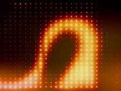 Wall of lights loop Stock Footage