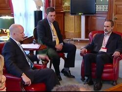 William Hague Meets Syrian Opposition Leaders News Clip