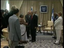 Group of elder statesmen incl Carter and Tutu meet Israeli president during visit News Clip