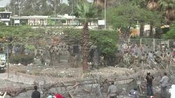 CLEAN: Egypt anti-military protesters, army clash in Cairo News Clip