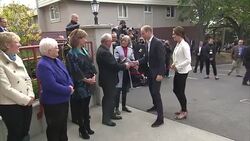 Prince William & Catherine in Victoria News Clip