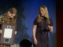 EVENT CAPSULE CHYRON -  SeriousFun Children's Network Honors Liz Robbins With Celebrity Guests Stock Footage