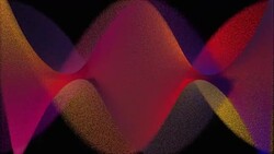 Multicolored particle waves Stock Footage