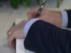 Nick Clegg Signing Book Of Condolence For Mandela News Clip