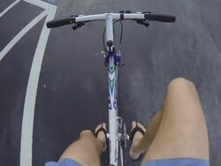 HD: Cycling Point Of View Stock Footage