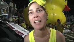 VOICED : Opositores festejan voto por impeachment en Brasil News Clip