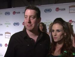 INTERVIEW - Kyle Busch on the event at Patron Tequila Presents The Maxim Party Stock Footage