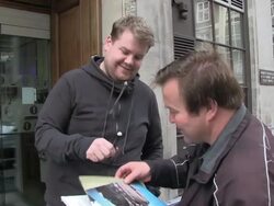 SIGHTED: James Corden Stock Footage