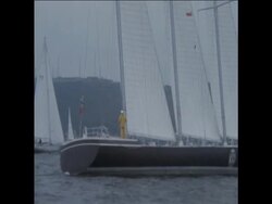 SYND 17-6-72 START OF THE SINGLE HAND TRANSATLANTIC YACHT RACE News Clip