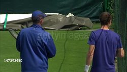 Andy Murray on Wimbledon Practice Court News Clip