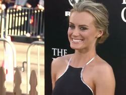 Taylor Schilling at The Lucky One World Premiere on 4/16/2012 in Hollywood, CA. (Footage by WireImage Video/Getty Images Entertainment Video) Stock Footage