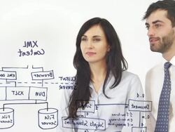 showing xml database Stock Footage