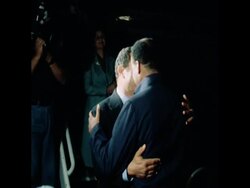 SYND 25 9 77 EGYPTIAN VICE-PRESIDENT MUBARAK ARRIVES News Clip