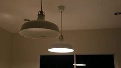 Ceiling lamps. Stock Footage