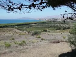 Heraclea Minoa, view of the coast line Stock Footage