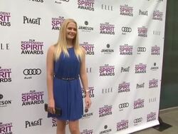 Carly Schroeder at 2012 Film Independent Filmmaker Grant And Spirit Award Nominees Brunch on 1/14/2012 in West Hollywood, CA. (Footage by WireImage Video/Getty Images Entertainment Video) Stock Footage