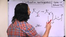 Carbocation Rearrangement - Hydride and Methanide Shifts Instructional Video