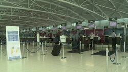 CLEAN : STOCKSHOTS: Larnaca Airport in Cyprus News Clip