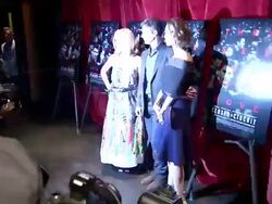 Julia Stiles, Eric Bana and Rebecca Hall at "Closed Circuit" New York Special Screening Stock Footage