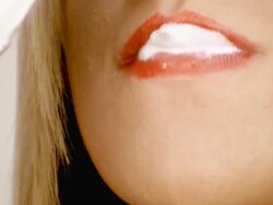 HD: Girl eating ice cream Stock Footage