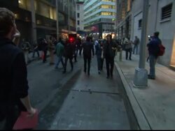 Occupy Wall Street protesters in New York News Clip