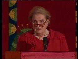 INDIA: US SECRETARY OF STATE ALBRIGHT PRESS BRIEFING News Clip