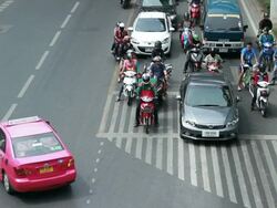 Traffic in Bankok Stock Footage