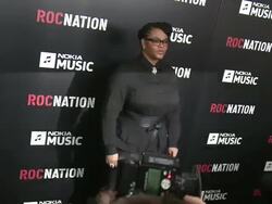Jill Scott at 2013 Roc Nation Pre-Grammy Brunch 2/9/2013 in West Hollywood, CA.(Footage by WireImage Video/Getty Images Entertainment Video) Stock Footage