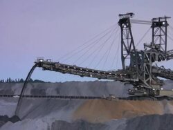 Open pit Stock Footage