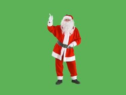Santa dancing Stock Footage