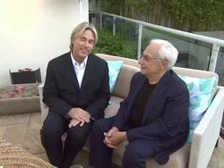 Jon King and Frank Gehry (Footage by WireImage Video/Getty Images Entertainment Video) Stock Footage