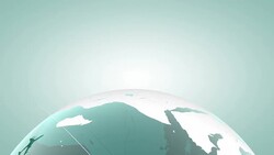 Plane fly over the earth Stock Footage