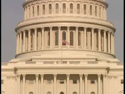 CU, ZO, MS, USA, Washington, D.C., United States Capitol Stock Footage
