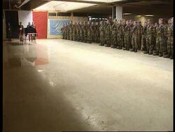 Bosnia/Germany - Hobrooke In Ramstein News Clip