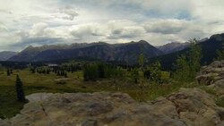 Epic Colorado Rocky Mountain Vista San Juan Needle Mountain Range Earth Porn Pan Overlook Stock Footage
