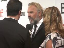 Kevin Costner - 'Black And White' Premiere - 2014 Toronto International Film Festival Stock Footage
