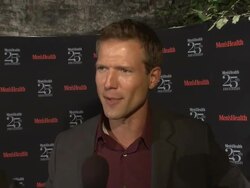 INTERVIEW - Travis Stork discusses how he learned his nutrition facts from Men's Health before going to med school at Men's Health Celebrates 25th Anniversary Stock Footage