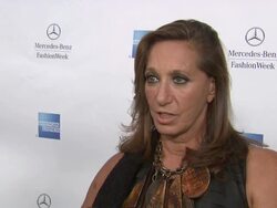 INTERVIEW: Donna Karan says she feels too much information is given about next season's collections versus current season's  Stock Footage