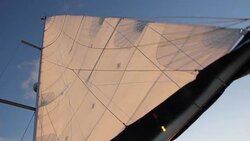 Lisboa Barco Tejo vela Stock Footage