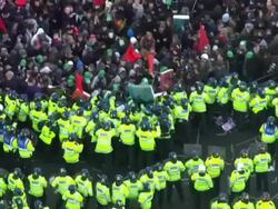 Protests In London Over Tuition Fee Increase News Clip
