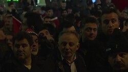 CLEAN : Dutch expel Turkish minister as 1000 protest in Rotterdam News Clip